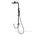 Easy installation black shower set shower mixer